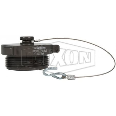 Dixon The Right Connection Rocker Lug Plug with Cable, 4-1/2 in Nominal, MNST End Style, Aluminum, Domesti PLUG450F-C